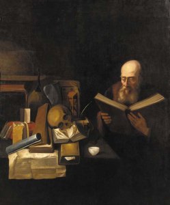 A philosopher in his study